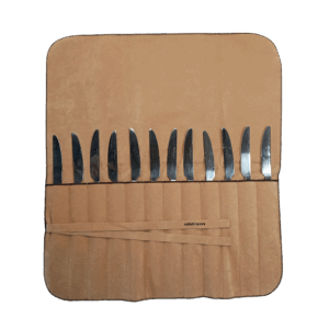 Panni per Posateria - Per 12 Coltelli da tavola - Colore Beige